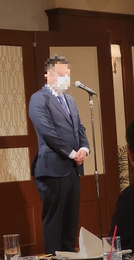 浦安商工会議所青年部の卒業式　会長挨拶