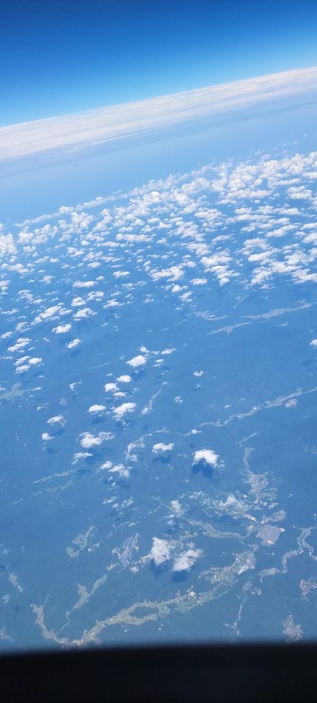 飛行機からの景色