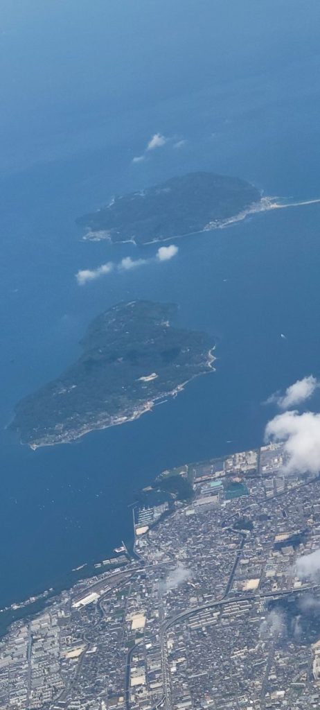 飛行機からの風景