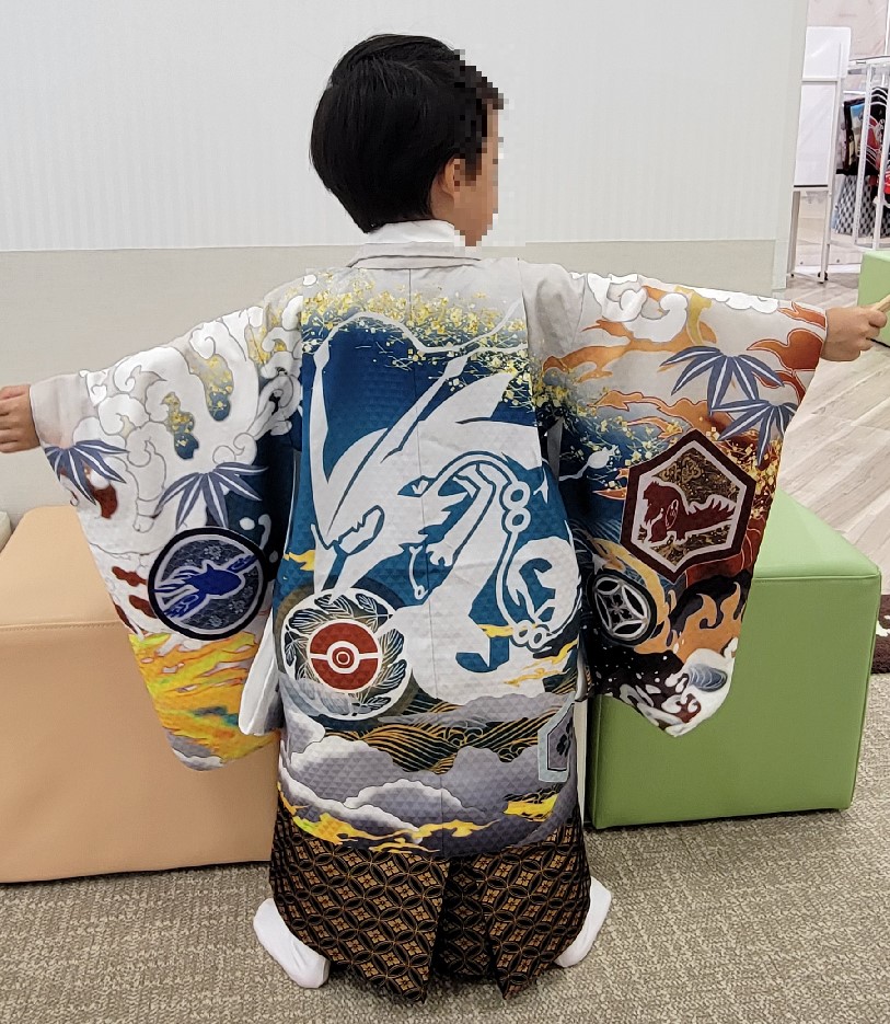 ポケモンの袴です(^^)v(レックウザ・カイオーガ・グラードン)