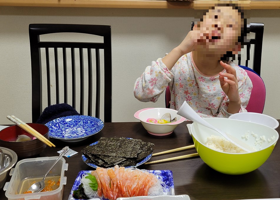 主役の長女が美味しそうに食べるのは嬉しいです(^^♪