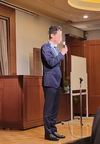 親睦会は浦安商工会議所会頭よりご挨拶です。