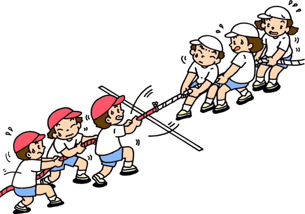 長女の学年の競技は綱引き(Helpでrope!~私は最強~)と団体演技(KICK&GO~カッコかわいいの二刀流~)でした