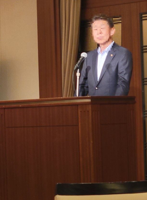 浦安商工会議所青年部OB会には浦安商工会議所の会頭も集積頂きご挨拶を頂きました。