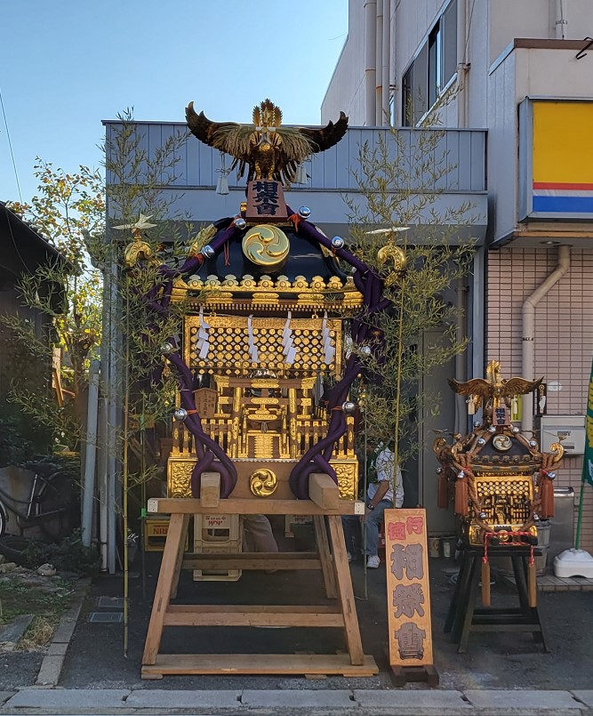 立派ですよね！行徳相祭會自慢のお神輿です