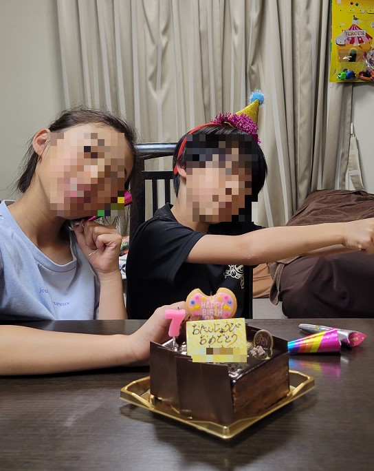 1カ月遅れの7歳の誕生日おめでとう